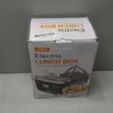 DUPASU Electric Lunch Box Food Warmer: 100W Heated Lunch Box for Adults, 1.8L Portable Fast Heating Lunchbox Food Heater for Car, Truck, Work, Travel, Lonchera Elctrica Porttil 12/24V/110-230V (Black)