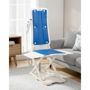 Upgraded 2026 Model Chair Lifts for Elderly, Lightweight Electric Floor Lift for Elderly Falls, IPX8 Waterproof Foldable Shower Chair for Inside Tub Up to 308 LBS, Raises Up to 19.7"