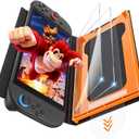 OMOTON 2-Pack Screen Protector for Nintendo Switch 2 [2025 Upgrade] with Easy-Fit Alignment Tray, 9H Hardness Accessories, Bubble-Free, Ultra HD Clear & Anti-Scratch, Case & Dock Friendly