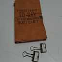 Funny Office Gifts for Boss Men Lady Coworker Leather Journal Notebook with Pen clip 7.87 x 4.7 Cover, 4 x 7.5 Pages（Inches）, Cool Gifts for Boss Coworkers Office Staff - Thing I Want