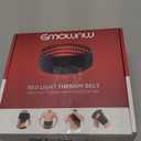 Red Light Therapy for Body, Infrared Light Therapy for Belt Shoulder Waist, Upgraded 3 in 1 LED Beads, 660nm Red Light & 850nm Near Infrared Light Therapy Belt Wrap Timer Remote Control