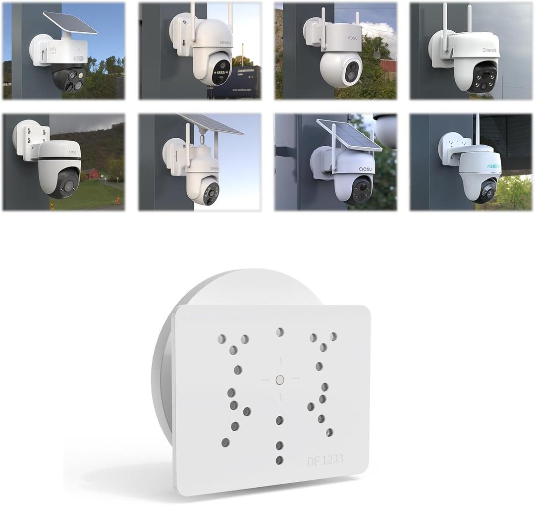 Magnetic Mount Compatible with AOSU,Eufy,ANSQUE,Reolink Argus PT,Tapo Outdoor Pan/Tilt,Cinnado,and SEHMUA Security Cameras (White)