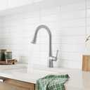 American Standard 7441300.075 Southport Pull-Down Kitchen Faucet with Sprayer, 1.8 GPM, Kitchen Faucets with Pull Down Sprayer, Stainless Steel
