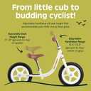 Retrospec Cub Toddler Balance Bike for Ages 18 Months - 3 Years - 12in No-Pedal Beginner Bicycle with Adjustable Seat, Puncture-Proof Tires & Safe Low Frame Design, One Size