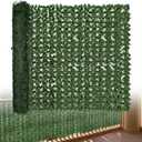 Artificial Ivy Privacy Fence Screen: 144 "x 72" (72 Sqft) Anti-Ultraviolet Artificial Hedge Grass Wall, Used for Indoor and Outdoor Green Background, Garden Greening Decoration