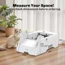 Self Cleaning Litter Box, Upgraded Automatic Cat Litter Box Self Cleaning with APP Control, Large Open Design for Single/Multiple Cats, Anti Pinch and Odorless