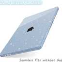 B BELK Compatible with MacBook Air 15 inch Case Glitter 2026 2025-2022 M5 M4 M3 M2 Model A3448 A3241 A3114 A2941,Protective Hard Shell for Mac Air 15" + Keyboard Cover & Screen Film, Sparkly Air Blue