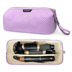 Hair Tools Travel Bag for Shark Flex,Carrying Case Flat Curling Iron Waterproof Organizer,Compatible with FlexStyle Attachment (Purple)