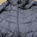 WINDMILL Womens Plus Size Heavyweight Puffer Jacket, Warm Winter Coat with Hood (3X, Navy)