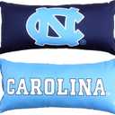College Covers Everything Comfy North Carolina Tar Heels 2 Sided Bolster Small Travel Pillow Decorative Pillow 16 x 6