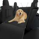 Dog Seat Covers for Tesla Model Y/3 2017-2025 (Fits Model Y Juniper 2026/Model 3 Highland) , Car Hammock for Tesla with Pockets Waterproof Dog Pets Accessories with Mesh Window & Headrest Protector