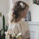 16 Pcs Hair Clips for Girls with Bows Butterfly Flower,2" Fully Lined Alligator Clips and Barrettes,Handmade Hair Accessories for Baby Toddler Young Kids School Age Girls Gifts (fall winter)