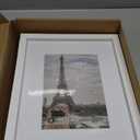 upsimples 11x14 Picture Frame, Display Pictures 8x10 with Mat or 11x14 Without Mat, Wall Hanging Photo Frame, White, 3Pack