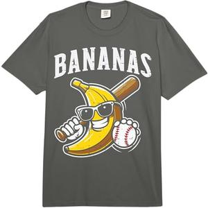 Banana Funny Men Women Kids Youth Boys Women Teen T-Shirt (Gray, M)