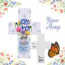 Dicksons Inspirational Christian Pocketcard Bookmark for Books and Novels 2.5 x 3.75 Inch Paper Cross Floral Rejoice Always Pack of 12