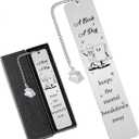 Funny Bookmark Gift for Book Lover, Inspirational Mental Bookmark for Reading Women Bookworm Bookish Nerd, Christmas Birthday Gifts for Girls, A Book A Day