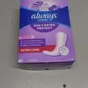 Always Panty Liners for Women Xtra Protection 3-in-1 Daily Liners for Women, Extra Long, Scented, 60 Count