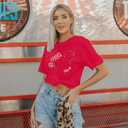 Christmas Shirts for Women Merry Christmas Tshirt Xmas Graphic Print Tee Tops Blouse Gifts (XXL)