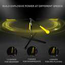 ZivPlay Baseball Hitting Trainer Baseball Swing Trainer Softball and Baseball Training Equipment for Batting Practice with Height and Speed Adjustment
