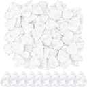 Yeshone 600 Pcs Guitar Picks Bulk Celluloid Picks Plectrums for Electric Acoustic Guitar Thin Medium Heavy Plectrums(White,0.46, 0.71, 0.96 mm)