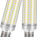 E26 LED Bulbs, 30W LED Light Bulbs Equivalent 250W, 4000K Natural Light, Not Dimmable,AC 110-220V, E26 Light Bulbs (2 Pack)