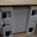 GarveeHome 3 Drawer Mobile File Cabinet with Lock, Under Desk Metal Filing Cabinet for Home Office, Under Desk Storage with 5 Wheels for A4/Letter/Legal Size, Fully Assembled (Orange Color)