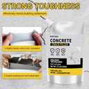 Concrete Crack Filler for Driveway, High Elasticity Cement Crack Filler, Self Leveling Quick Drying Sealing Adhesive for Outdoor, Patio, Waterproof (35.3 Floz)