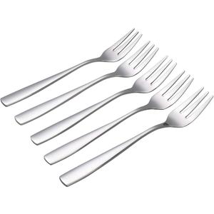 Asking 12 Pieces Stainless Steel 3-tine Forks, Tasting Forks