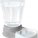 STALTWO 1.6 Gallon Automatic Dog Water Dispenser, Large Capacity Gravity Pet Water Bowl for Multiple Pets, BPA-Free Cat Water Feeder for Large Dogs, Refill Less Often, Grey