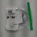 Refrigerator Lock, Heavy Duty Fridge Lock, Combination Lock for Refrigerator Cabinets, Drawers, Safety, Easy Install No Keys Needed (White-2Pack)