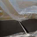 SONGMICS Trash Can, 2 x 8 Gallon (2 x 30 L) Garbage Can for Kitchen, with 15 Trash Bags, 2 Compartments, Plastic Inner Buckets and Hinged Lids, Airtight, Silver and Black ULTB60NL