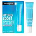 Neutrogena Hydro Boost Under Eye Cream, with Purified Hyaluronic Acid, Keeps Under Eye Area Looking Smooth & Hydrated, Fragrance Free and NonComedogenic, 0.5 oz