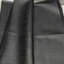 URMONA Waterproof Silicone Under Sink Mat 34'' x 22'' Shelf Liner for Kitchen and Bathroom, Cabinet and Counter Protector, Storage and Organizers, Litter Mat, Pet Cat Puppy Essentials(Black)