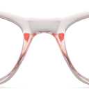 2SeeLife Blue Light Reading Glasses for Women  Small-Medium Fit, Sturdy Frame, Spring Hinges, Premium Readers, Pink, +2.25