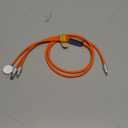 chubbycable Tri-Flex 3 in 1 USB C Cable for Apple Watch Charger Silicone 100W Multi Charging Cable Fast Charge Compatible with iPhone 17-15 Series iWatch iPad MacBook, 4.1FT, Orange