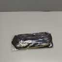 Ms. Pen- Aesthetic Quilted Makeup Bag for Women, Black, Puffy Padded Cute Makeup Bag Cute, Cosmetic Pouch, Quilted Pouch