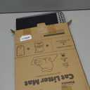 35" x 30" Cat Litter Mat - Ultra-Large Litter Box Mat with Double Layers, Urine-Proof and Non-Slip Litter Trapping Mat, Easy to Clean Kitty Litter Mats for Floor, Scatter Control, Grey