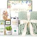 Self Care Gifts for Women Get Well Soon Gifts, Gift Baskets for Women, Inspirational Birthday Gifts for Woman, Sympathy Thinking of you, Spa Gifts Set Christmas Gifts for New Mom Friend Sister (Sage Green)