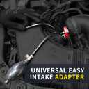 Kuntech Universal Easy Intake Adapter, Automotive Smoke Machine Inflatable Bladder, for 12V Vehicle Pipes Fuel Leakage Detector Diagnostic Tester, Vehicle Fuel Leakage Detector Diagnostic
