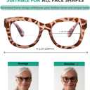 Eyekepper 4-Pack Large Frame Bifocal Reading Glasses Women Bifocal Readers +2.50