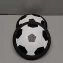 LED Hover Soccer Ball Boy Toys, Air Power Kids Training Ball Playing Football Indoor Outdoor Game, Birthday Gifts for Age 3 4 5 6 7 8-10 Years Old Boys Girls - Soccer (2PCS Black)