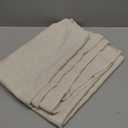 Ivory Linen Polyester Tablecloth 60x96 Inch Spring Rectangle Table Cloth Waterproof,Stain Resistant for Dining Party Wedding