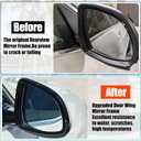 Jaronx Compatible with BMW Side Mirror Housing Frame X3 G01 2018-2024/X4 G02 2019-2023/X5 G05 2019-2024/X6 G06 2020-2024/X7 G07 2019-2024, Right Side Mirror Cover Supporting Ring for BMW 51167468242