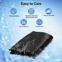 2 Pack Satin Pillowcase for Zelimun Cervical Pillow, Contour Pillow Case Cover, Soft Pillowcase Cover with Zipper (Black)