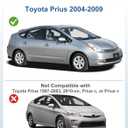 Window Visors Rain Guards for 2004-2009 Toyota Prius (Not for Prius c/v)