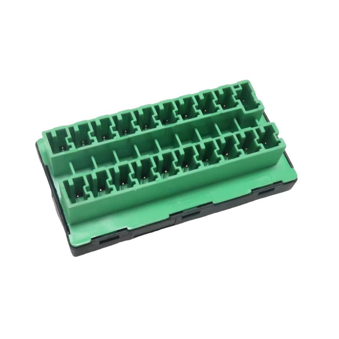 Can Splice Block Fuse Connector Green 20 Way Fit for Chrysler Pacifica Jeep Wrangler 2017-2022 Replace#68321746AA 2-2272352-5