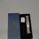 Anlinser Metal Bands Compatible with Apple Watch Band 49mm 46mm 45mm 44mm 42mm for Women Men, Stainless Steel Replacement Strap for iWatch Ultra 3/2/1 Series 11 10 9 8 7-1 SE (Starlight)