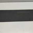 0.6" Rise Threshold Ramp for Doorways, 35.5" Wide Rubber Ramp for Wheelchairs, Walkers & Scooters, Cut-to-Fit Angled Entry Mat Ramp for Safer Home Access for Seniors & Kids