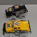 Light-Up Monster Truck Toys (2-Pack)  Push-&-Go Cars with Glowing Wheels  Birthday Gift for Toddlers, Boys & Girls Ages 3+  Durable Friction-Powered Trucks  Batteries Included