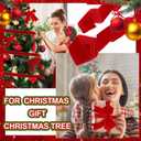 6 Yards Velvet Wrapping Ribbon, 2 Roll Wedding Silk Frayed Handmade Velvet Ribbon for Wrapping Wedding Bouquet Invitation Cards Handmade Crafts Bouquet Gift Wreaths Decor (Red, 2 Inch)